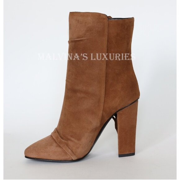 GIUSEPPE ZANOTTI BOOTS ALABAMA ANKLE BOOTIES FRINGE SUEDE LEATHER - Picture 11 of 14